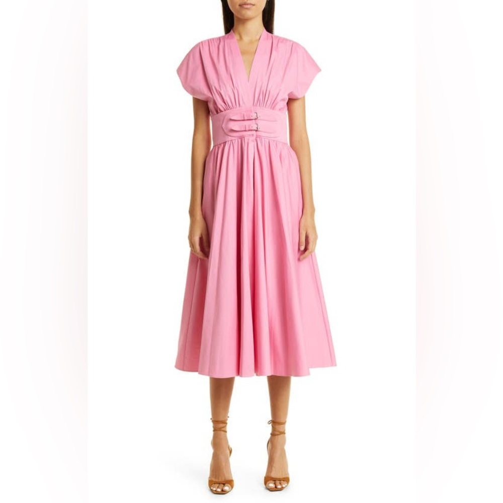 Alexis Jaden Midi Dress XS Pink